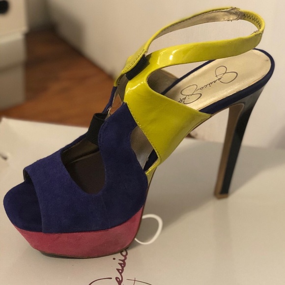 🛑 Jessica Simpson Women's Bendie Heels - Size 8.5 - Picture 3 of 6